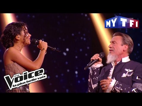 Lucie et Florent Pagny - « J'oublierai ton nom » (Johnny Hallyday) | The Voice France 2017 | Live