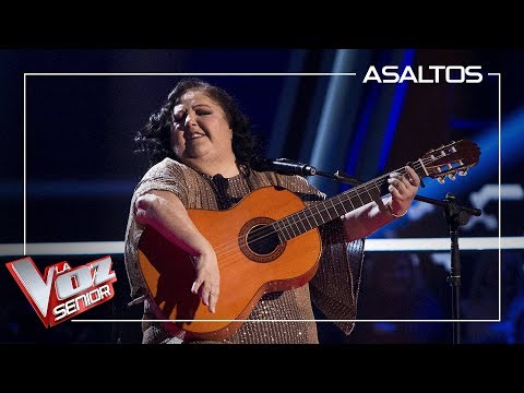 Rosario Moreno "La Tata" canta 'Si a veces hablo de ti' | Asaltos | La Voz Senior Antena 3 2019