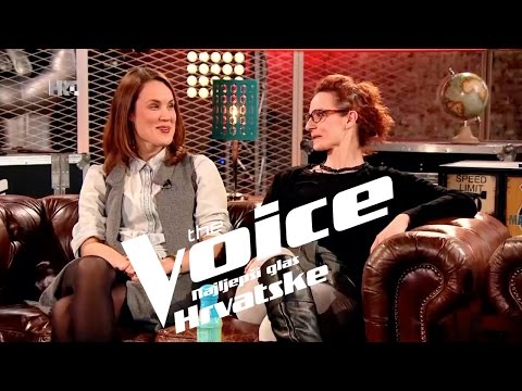 Mirna i Tajana uoči dvoboja - The Voice of Croatia - Season2 - Battle1
