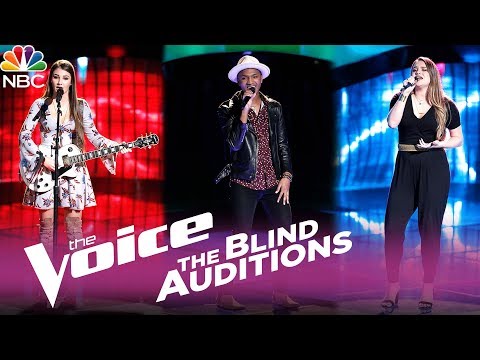 The Voice 2017 Blind Audition Montage - Alexandra Joyce, Eric Lyn, Anna Catherine DeHart
