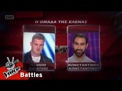 Γιάννης Καρατζάς vs Κωνσταντίνος Κωνσταντίνου - Με την πόρτα ανοιχτή | 2o Battle | The Voice of GR