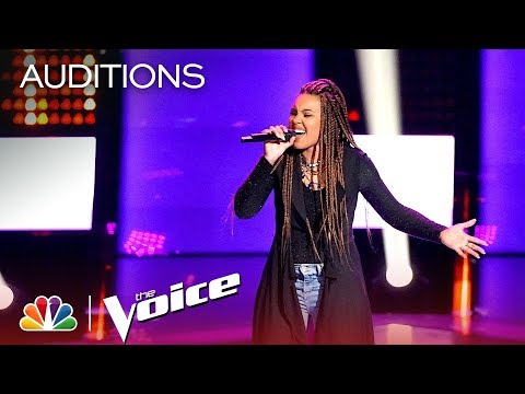 Ayanna Joni MISSES A TURN with Demi Lovato's "Sorry Not Sorry" - The Voice 2018 Blind Auditions