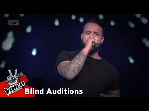 Κωνσταντίνος Κυριάκου - Somebody told me | 7o Blind Audition | The Voice of Greece
