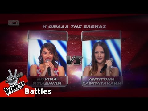 Κορίνα Ντιλενιάν vs Αντιγόνη Σαμπατακάκη - Μάντισσα | 1o Battle | The Voice of Greece