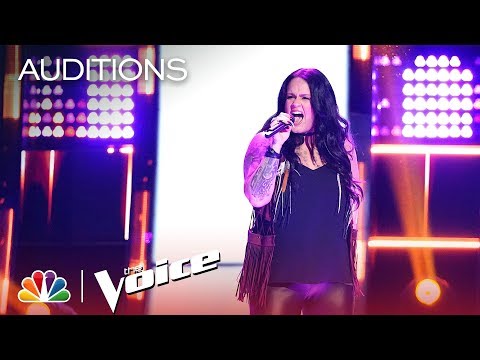 Adam Levine Wild About Natalie Brady's Cover of Heart's "Barracuda" - The Voice 2018 Blind Auditions