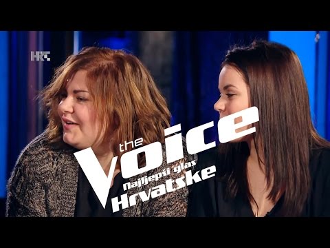 Lara i Monika uoči dvoboja - The Voice of Croatia - Season2 - Battle3