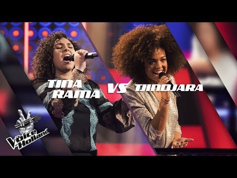 Tina Rama vs. Tjindjara – She Wolf | The voice of Holland | The Battle | Seizoen 8