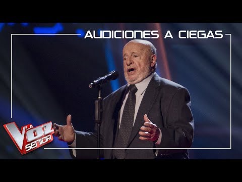 Fernando Cejalvo canta 'Maitechu Mía' | Audiciones a ciegas | La Voz Senior Antena 3 2019
