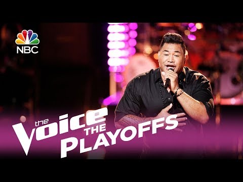 The Voice 2017 Esera Tuaolo - The Playoffs: "How Do I Live"