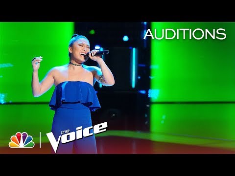 RADHA Floors Adam Levine with Jessie J's "Mamma Knows Best" - The Voice 2018 Blind Auditions