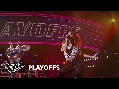 Playoff #TeamTini: Juliana canta "Falsas esperanzas" de Christina Aguilera - La Voz Argentina 2018