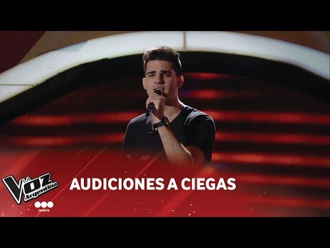 Emmanuel Francia - "Me niego a perderte" - Reik - Audiciones a ciegas - La Voz Argentina 2018