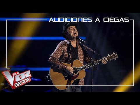 José Mª Guzmán canta 'Señora azul' | Audiciones a ciegas | La Voz Senior Antena 3 2019