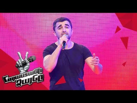 Tigran Karapetyan sings 'Կյանք ու կռիվ' - Blind Auditions - The Voice of Armenia - Season 4