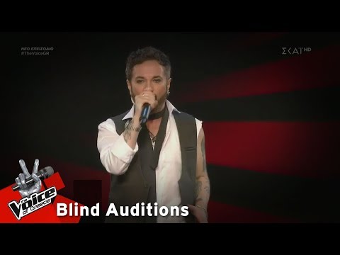 Γιώργος Βάνας - You Give Love A Bad Name | 2o Blind Audition | The Voice of Greece