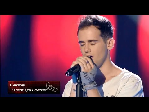 Carlos: "Treat You Better" - Audiciones a Ciegas - La Voz 2017