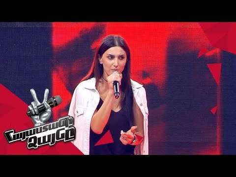 Marine Margaryan sings 'Wrecking Ball' - Blind Auditions - The Voice of Armenia - Season 4