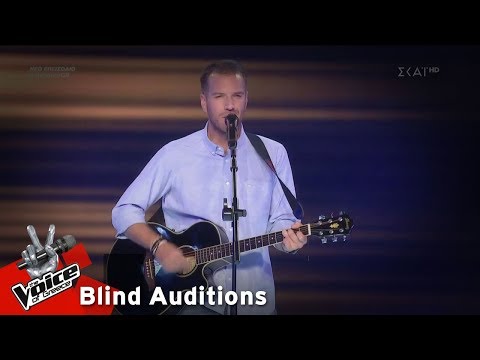 Γιάννης Σκαμνάκης - Yellow | 2o Blind Audition | The Voice of Greece