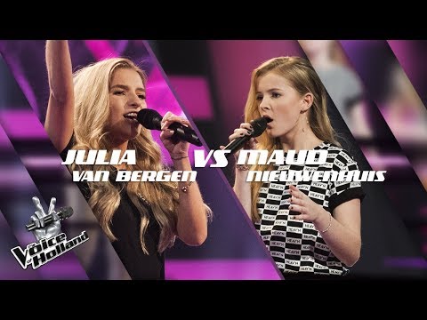 Julia van Bergen vs. Maud Nieuwenhuis – One Last Time/Euphoria | The voice of Holland | The Battle
