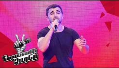 Tigran Karapetyan sings 'Կյանք ու կռիվ' - Blind Auditions - The Voice of Armenia - Season 4