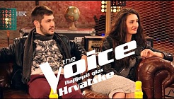 Dorotea i Vedran uoči dvoboja - The Voice of Croatia - Season2 - Battle2