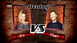 Eni vs. Milan: “Like I Can” - The Voice of Croatia - Season2 - Battle1
