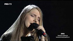 Ana Munteanu - I'd Rather Go Blind | Semifinala | Vocea Romaniei 2017